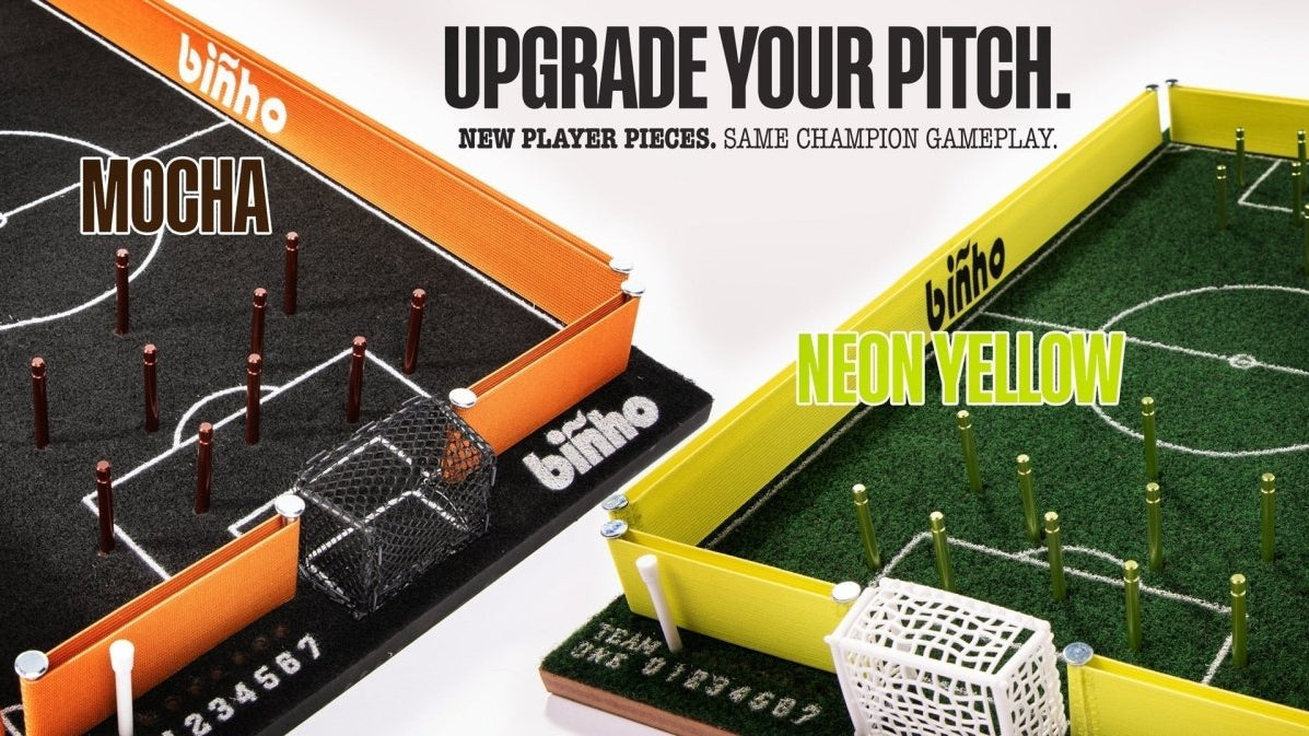 NEW Neon Yellow & Mocha Player Pieces! - Binho Board