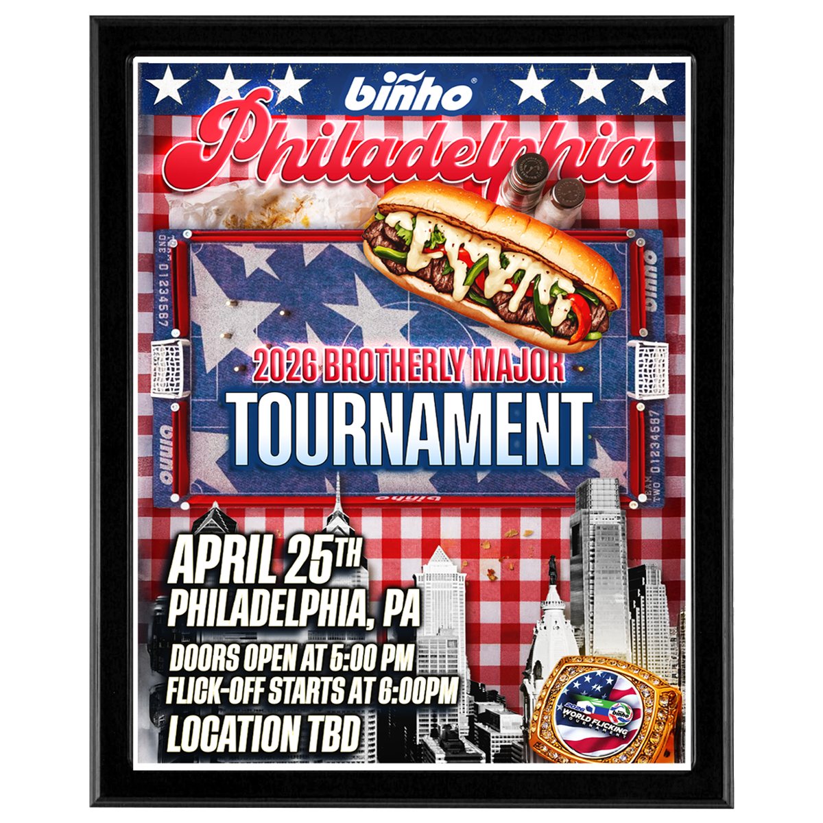 Brotherly Major Tournament - Binho Board