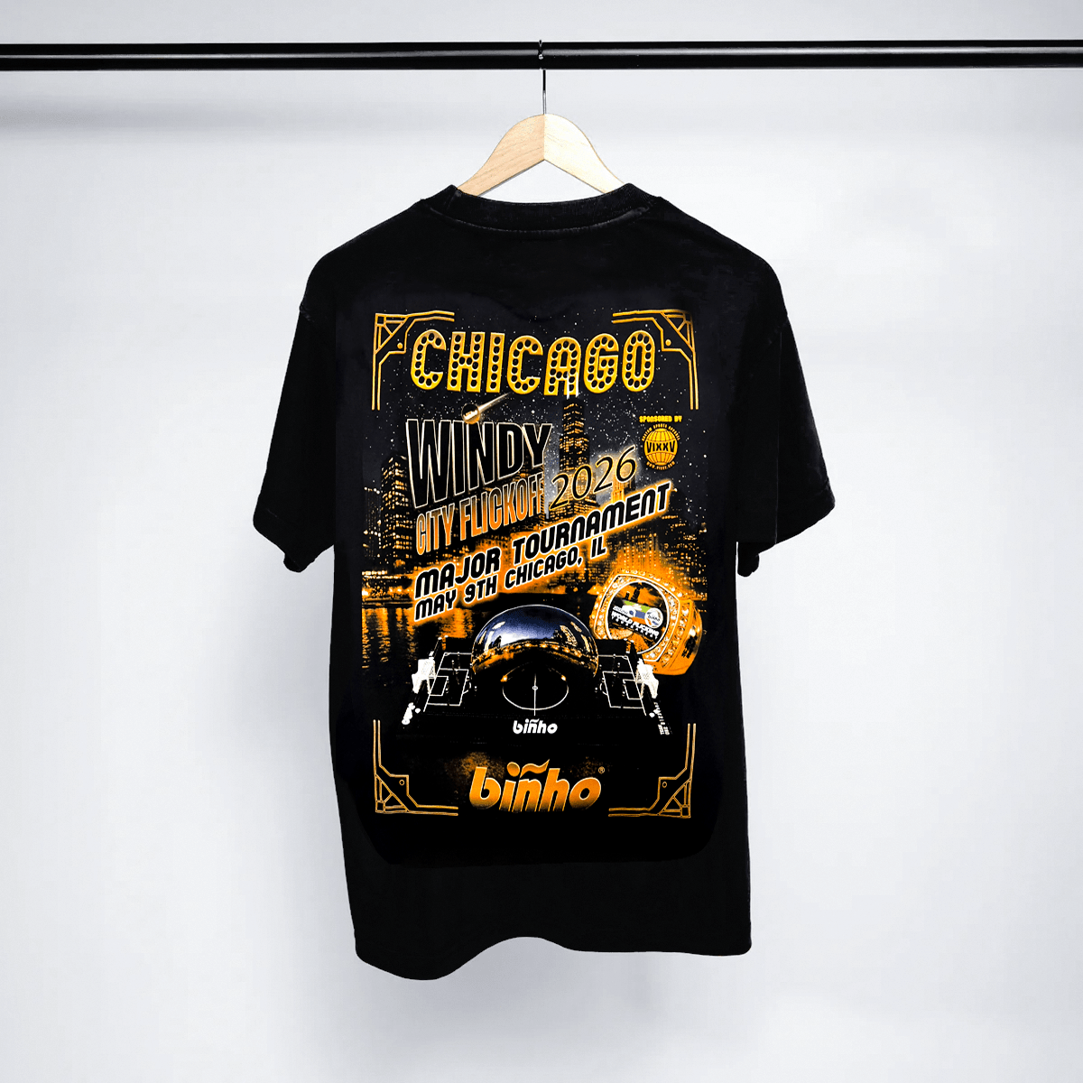 Windy City Flickoff Major T-Shirt - Binho Board