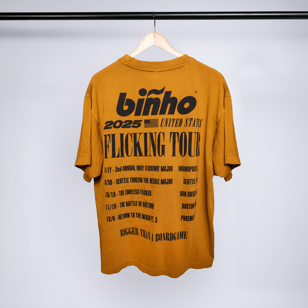 2025 USA Flicking Tour T-Shirt - Binho Board