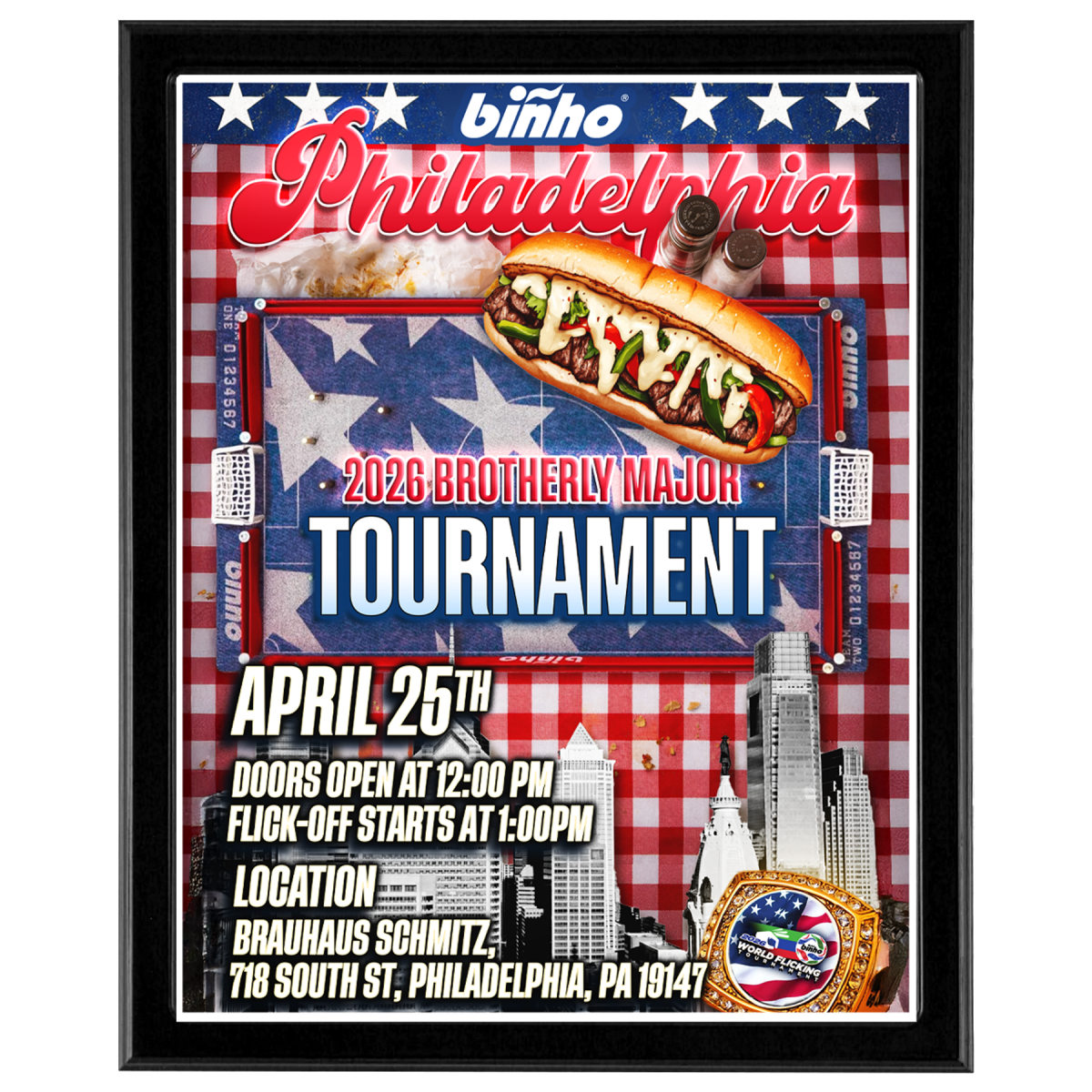 Brotherly Major Tournament - Binho Board