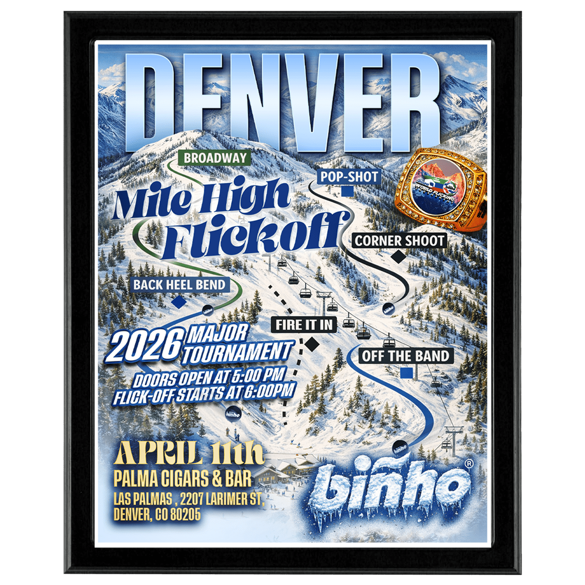 Mile High Flickoff Major Tournament - Binho Board