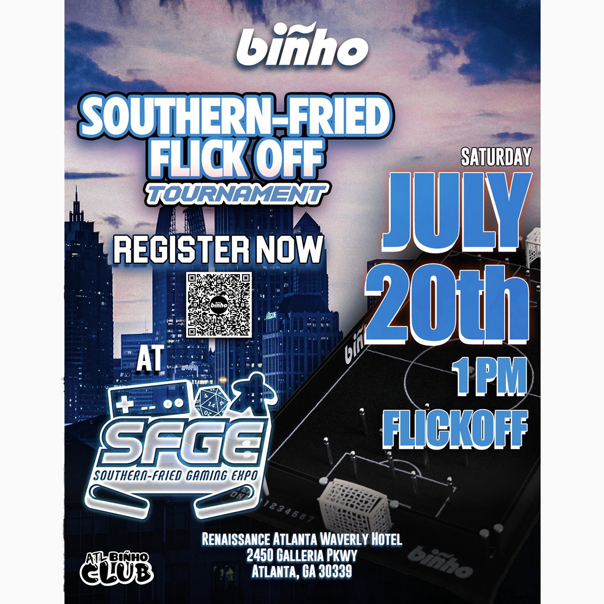 Southern - Fried Flick Off Tournament: Atlanta, GA - Binho Board