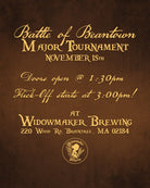 The Battle of Biñtown Major Tournament | Boston, MA - Binho Board
