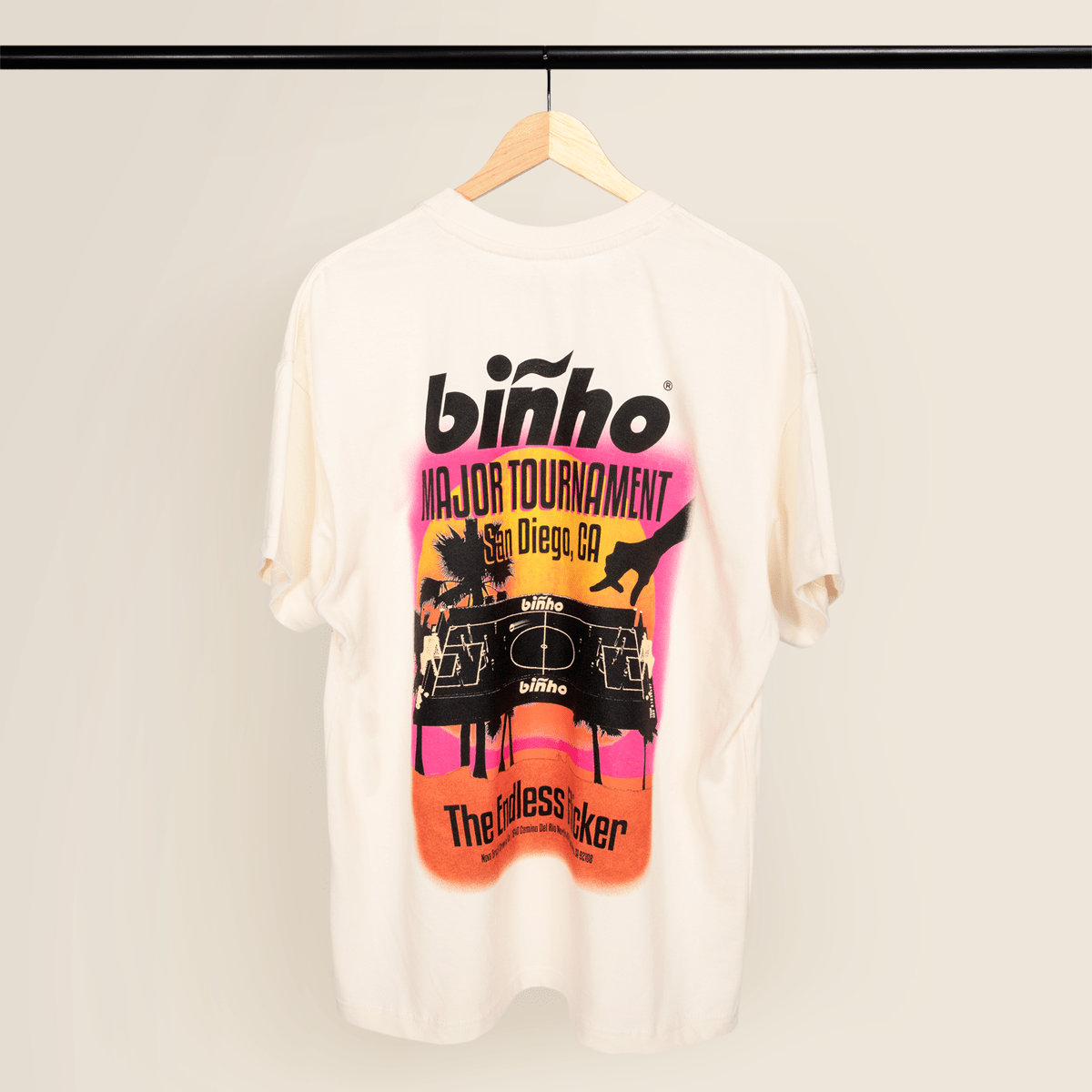 The Endless Flicker Major T-Shirt - Cream - Binho Board