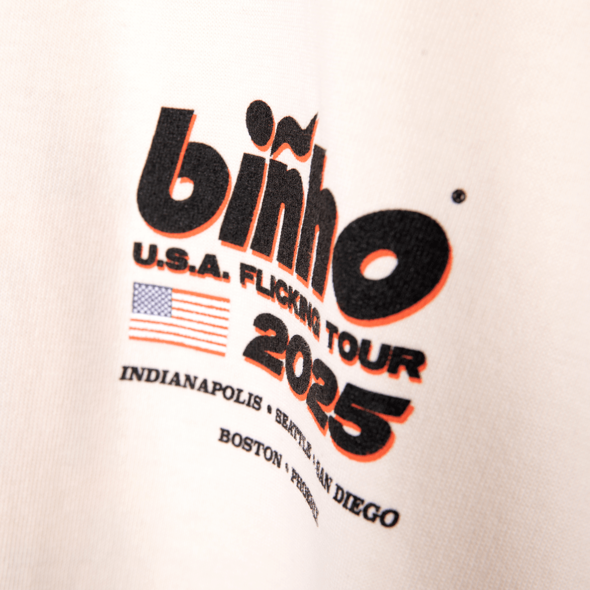 The Endless Flicker Major T-Shirt - Cream - Binho Board