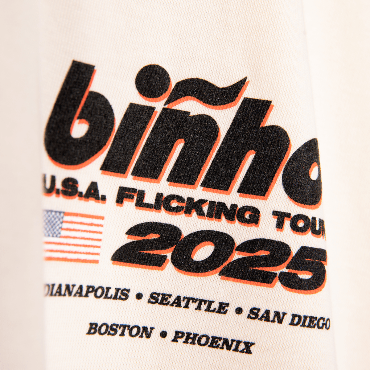 The Endless Flicker Major T-Shirt - Cream - Binho Board