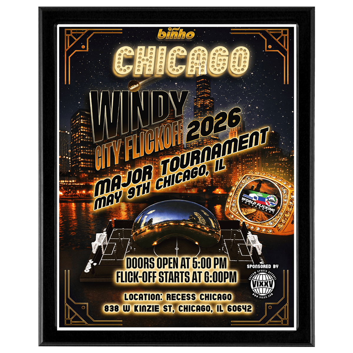 Windy City Flickoff Major Tournament - Binho Board