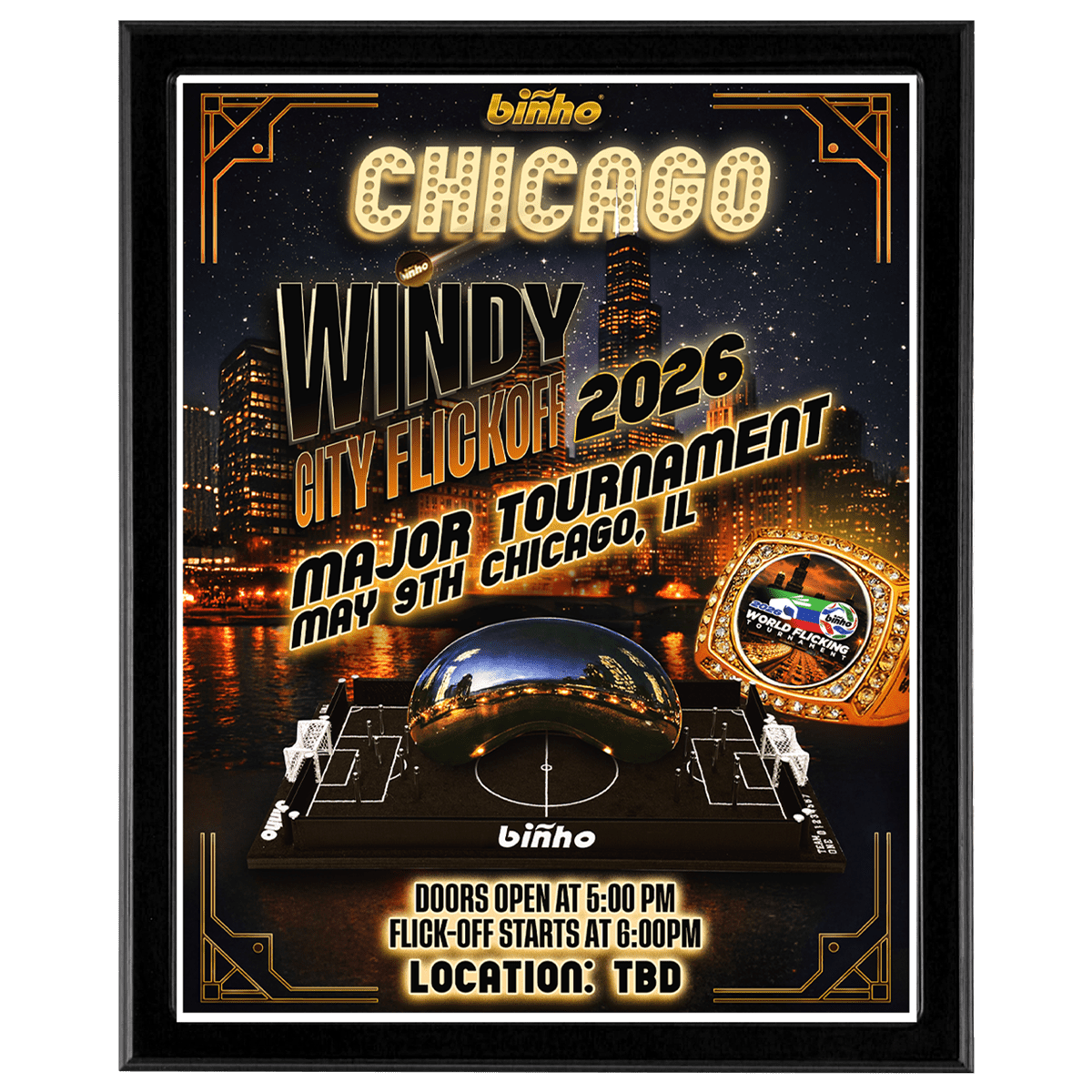 Windy City Flickoff Major Tournament - Binho Board
